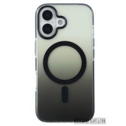 iPhone 17 mágneses tok, Fekete-átlátszó