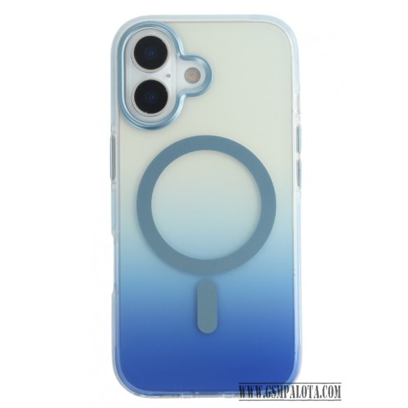 iPhone 17 mágneses tok, Kék-átlátszó