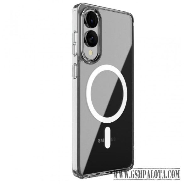 Samsung S25 Edge mágneses design tok, Átlátszó