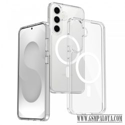 Samsung S25 FE mágneses tok, Átlátszó