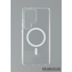 Samsung S25 Ultra TPU+PC mágneses szil tok, Átlát