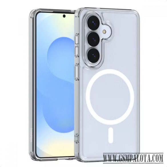 Samsung S26 Plus TPU+PC mágneses szil tok, Átlát