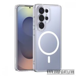 Samsung S26 Ultra TPU+PC mágneses szil tok, Átlát