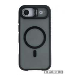 iPhone  Air mágneses kamera kitámasztós tok, Fekete