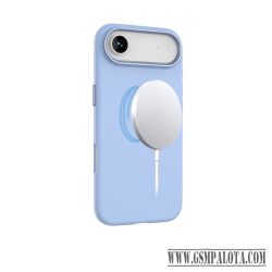 Mágneses puha szilikon tok, iPhone  Air, V.kék