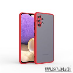 Samsung A32 5G műanyag tok, piros,fekete