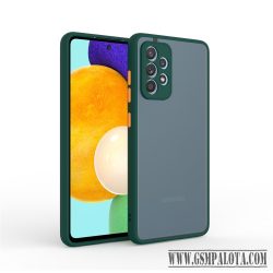 Samsung A72 5G műanyag tok, zöld, narancs