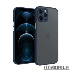 iPhone 12 műanyag tok, kék, zöld
