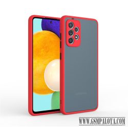 Redmi 10 4G/Redmi 10 2022 műanyag tok,piros-fekete