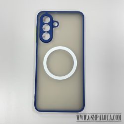 Samsung A26 mágneses műanyag tok, kék-zöld