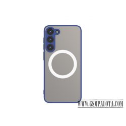Samsung S24 mágneses műanyag tok, kék,zöld