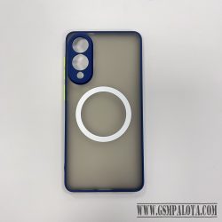 Samsung S25 Edge mágneses műanyag tok, kék,zöld