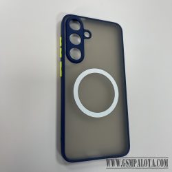 Samsung S25 Plus mágneses műanyag tok, kék,zöld