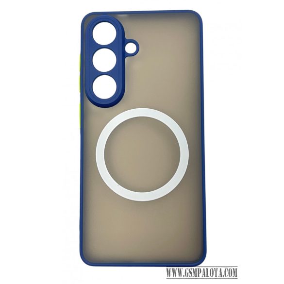 Samsung S26 Plus mágneses műanyag tok, kék,zöld