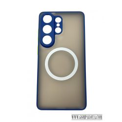 Samsung S26 Ultra mágneses műanyag tok, kék,zöld