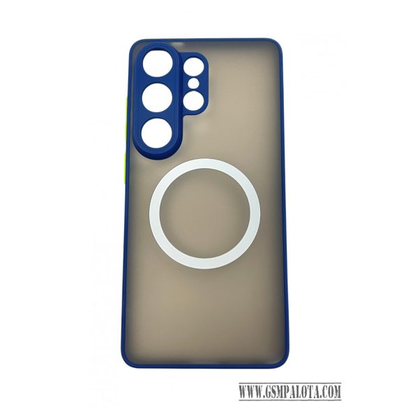 Samsung S26 Ultra mágneses műanyag tok, kék,zöld