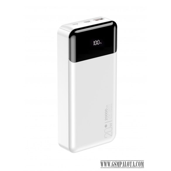 Cellect Powerbank, PD20 W, 20000mAh, Fehér