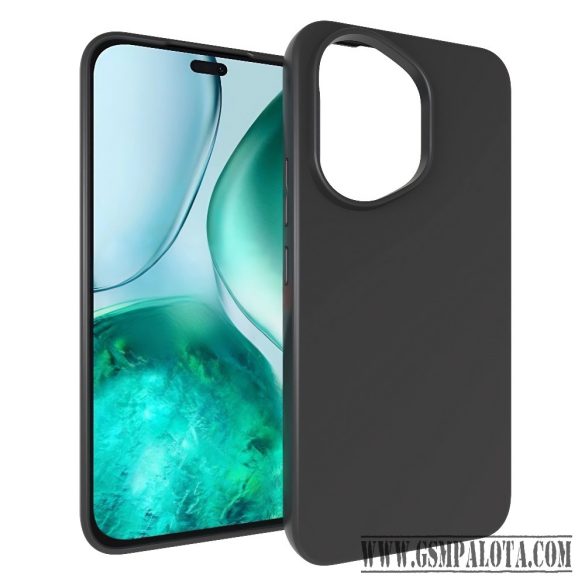Premium szilikon tok, Honor 400, Fekete
