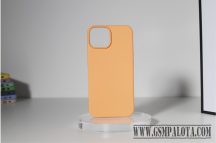 Premium szilikon tok, iPhone 14, Narancssárga
