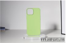 Premium szilikon tok, iPhone 14 Pro, Zöld