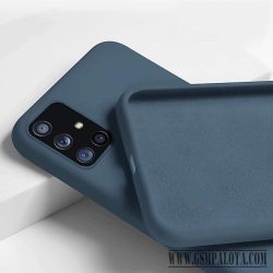 Premium szilikon tok, iPhone 14 Pro Max, Kék