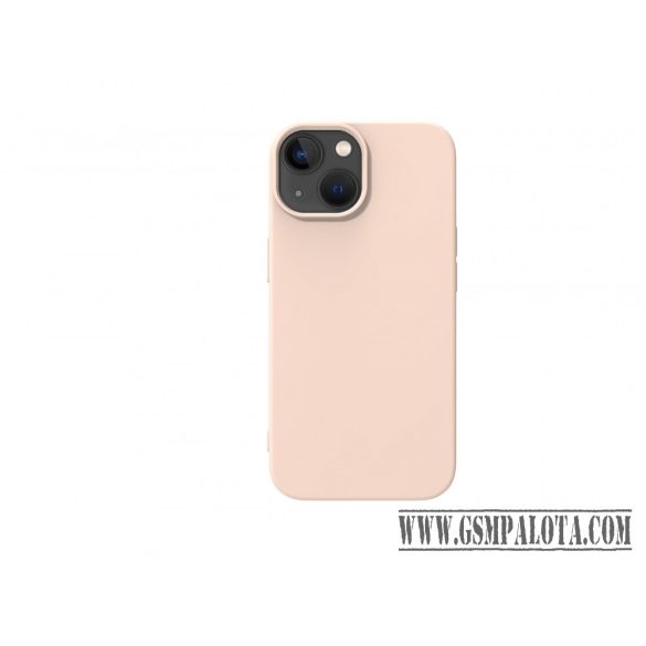 Premium szilikon tok, iPhone 15, Puder