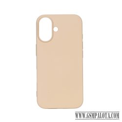 Premium szilikon tok, iPhone 16, Édes barack
