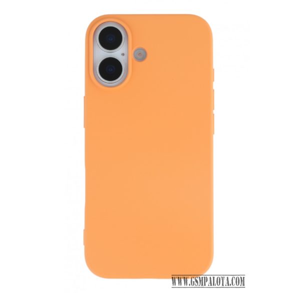 Premium szilikon tok, iPhone  Air, Narancs