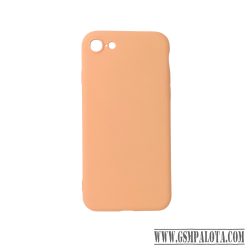 Premium szilikon tok, iPhone SE 2022/2020/8/7, Narancs