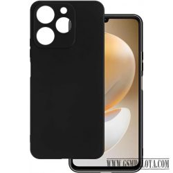 Premium szilikon tok, Realme Note 70T 4G, Fekete
