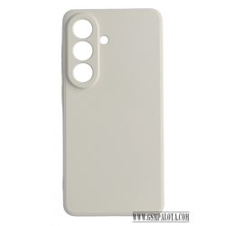 Premium szilikon tok, Samsung A37, Tört fehér