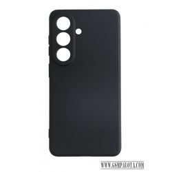 Premium szilikon tok, Samsung S26 Plus, Fekete