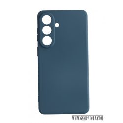 Premium szilikon tok, Samsung S26 Plus, Kék