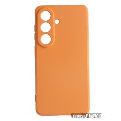 Premium szilikon tok, Samsung S26 Plus, Narancs