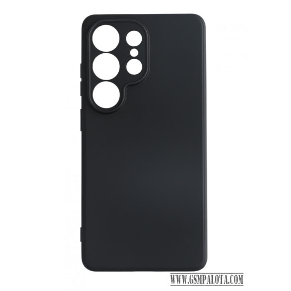 Premium szilikon tok, Samsung S26 Ultra, Fekete