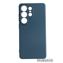 Premium szilikon tok, Samsung S26 Ultra, Kék