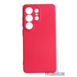 Premium szilikon tok, Samsung S26 Ultra, Magenta
