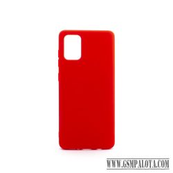 Premium szilikon tok, Samsung S20+, Piros