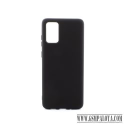 Premium szilikon tok, Samsung S20+, Fekete