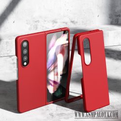 Samsung Z Fold 4 Gumírozott PC hátlap, Piros