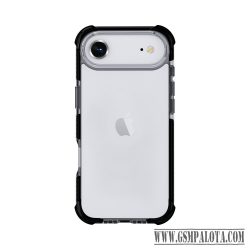 iPhone  Air ütésálló szilikon hátlap, Fekete