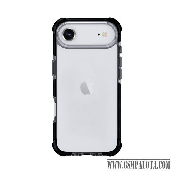iPhone  Air ütésálló szilikon hátlap, Fekete