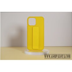Sam A14 5G TPU+PC gumírozott kitámaszt. tok,Sárga