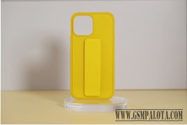 iPhone 14 Pro TPU+PC gumír. kitámaszt. tok,Sárga