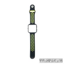 Fitbit Blaze szilikon óraszíj, Fekete-Zöld
