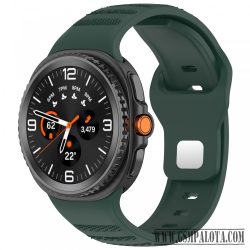   Samsung Galaxy Watch 8/Classic bordázott óraszíj,22mm,S.zöld