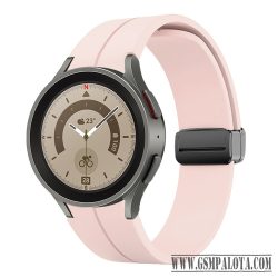Samsung Watch 4/5 mágneses szil óraszíj,20mm,Pink