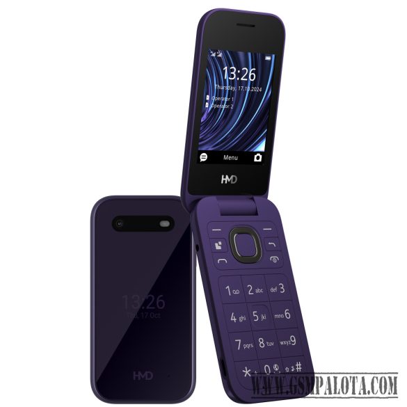 HMD 2660 FLIP 4G DS lila kártyafüggetlen mobiltelefon
