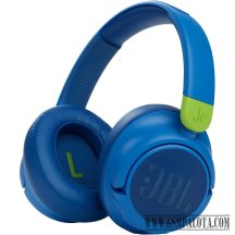 JBL JR460NC Bluetooth-os,zajszűrős fejhallgató,Kék