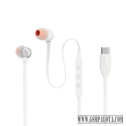 JBL Tune 310C Type-C vezetékes fülhallgató, Fehér